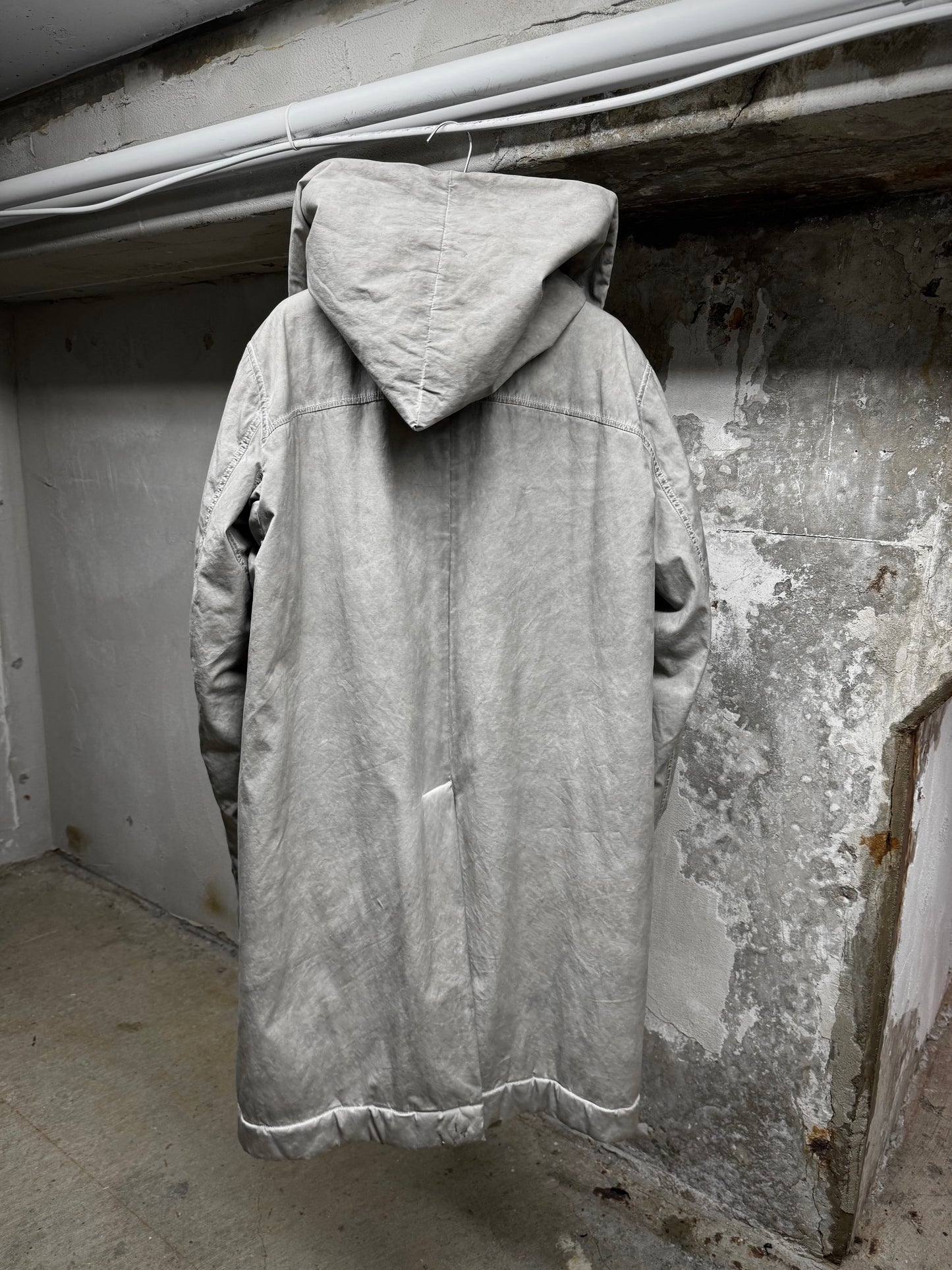 Rick Owens DRKSHDW AW10 "GLEAM" PEARL Hooded Padded Parka Coat