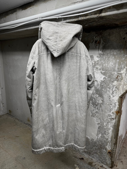Rick Owens DRKSHDW AW10 "GLEAM" PEARL Hooded Padded Parka Coat