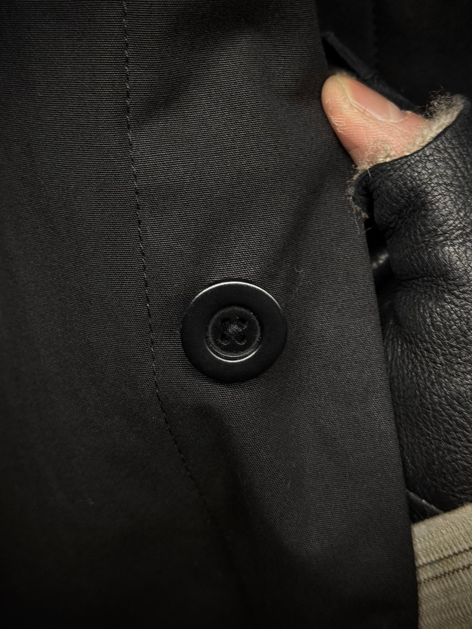 Rick Owens DRKSHDW SS17 “WALRUS” Cotton Mac Work Coat detail | DRIEW GARMENTS