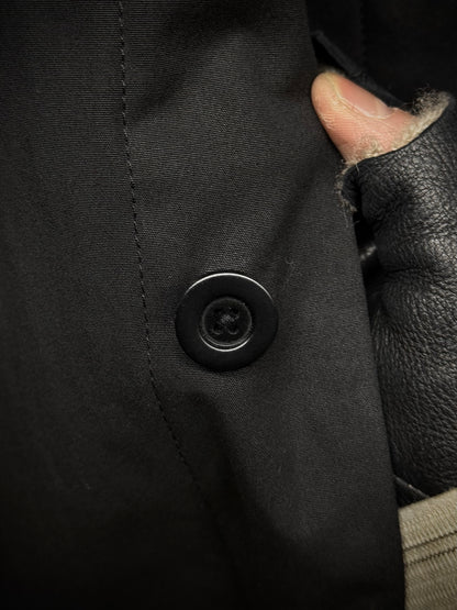 Rick Owens DRKSHDW SS17 “WALRUS” Cotton Mac Work Coat detail | DRIEW GARMENTS