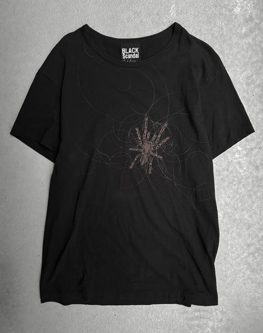 Yohji Yamamoto POUR HOMME BLACK Scandal AW19 Tarantula Graphic T-shirt