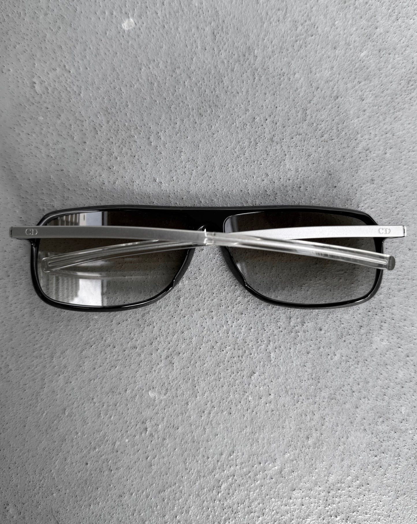 DIOR HOMME by Hedi Slimane AW03 “LUSTER” Silver ‘Black Tie 12/S’ Sunglasses