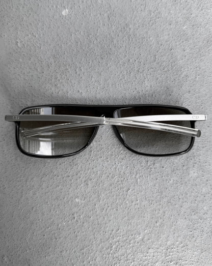 DIOR HOMME by Hedi Slimane AW03 “LUSTER” Silver ‘Black Tie 12/S’ Sunglasses