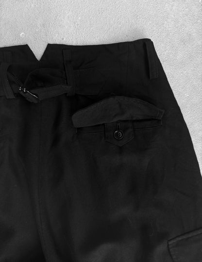 Y's by Yohji Yamamoto SS16 Pleated Wide Leg Cargo Pants