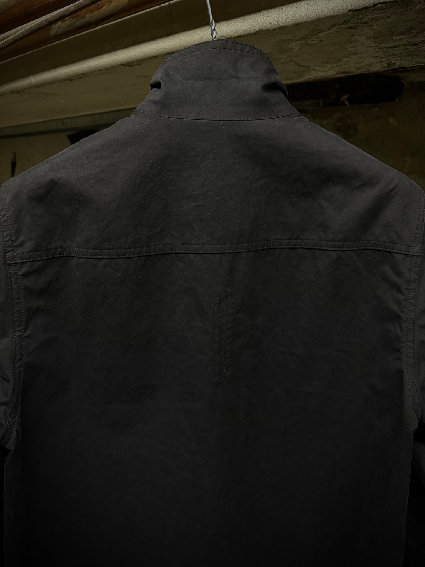 Rick Owens DRKSHDW AW17 “GLITTER” Moleskin Cotton Field Button-up Jacket detail | DRIEW GARMENTS