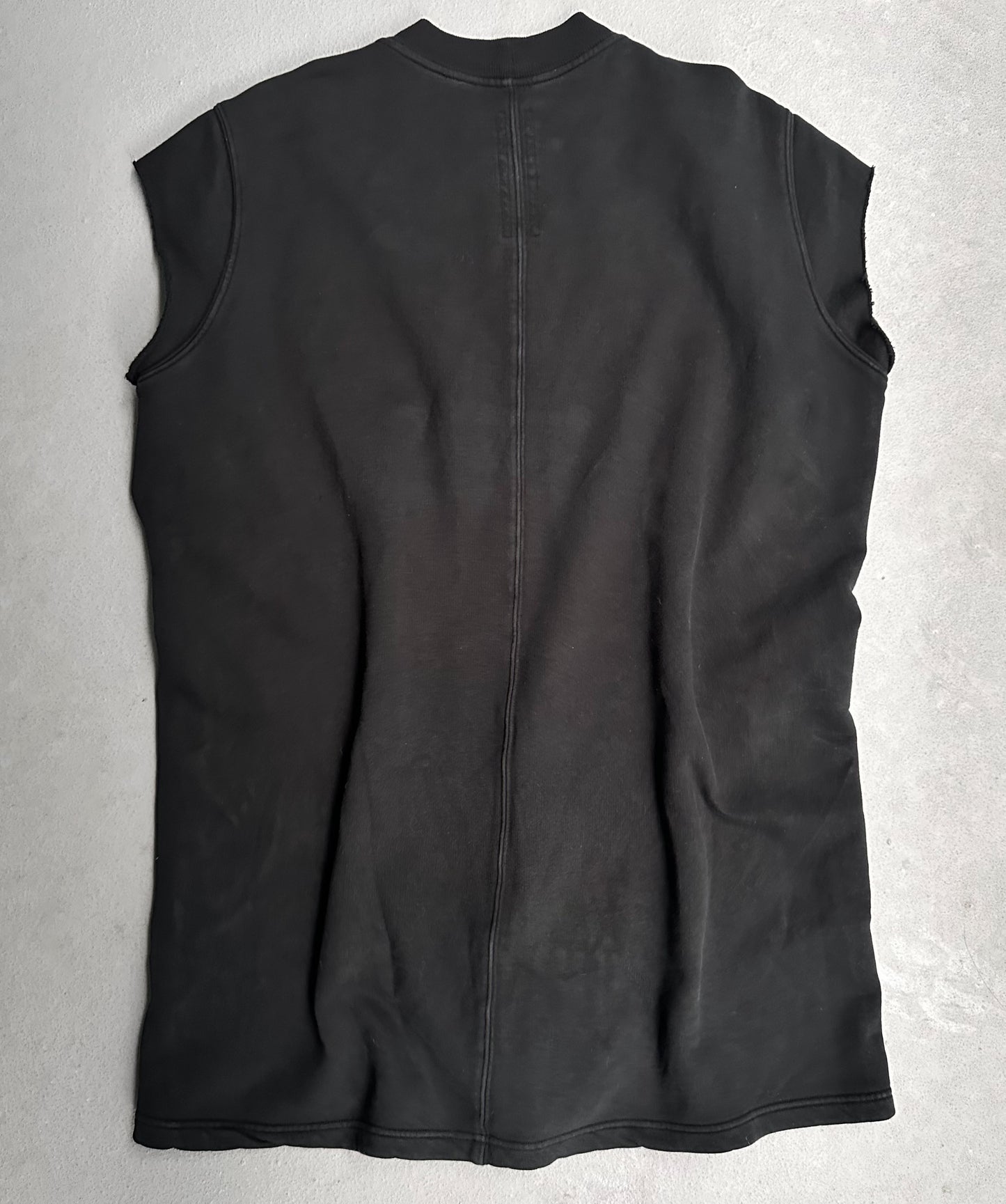 Rick Owens DRKSHDW AW15 Cut-out Sweater Tank Top