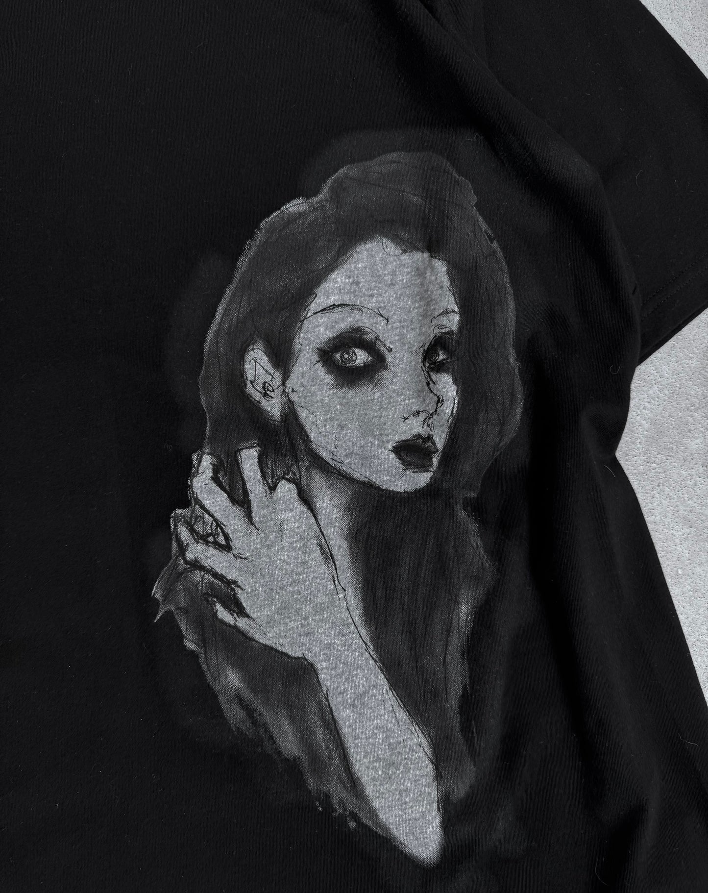 Yohji Yamamoto POUR HOMME SS22 ‘Gothic Girl’ Graphic T-shirt