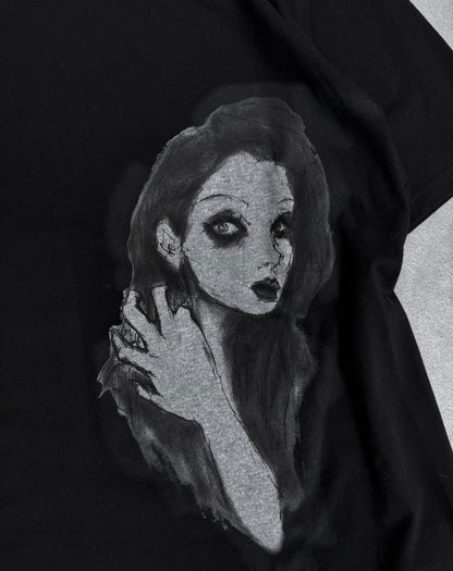 Yohji Yamamoto POUR HOMME SS22 ‘Gothic Girl’ Graphic T-shirt