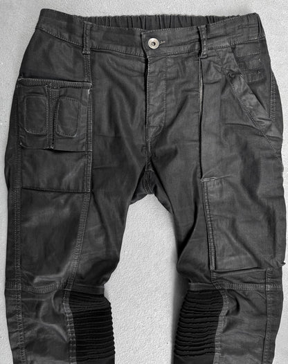 Rick Owens DRKSHDW SS14 “VICIOUS” Waxed Memphis Pants