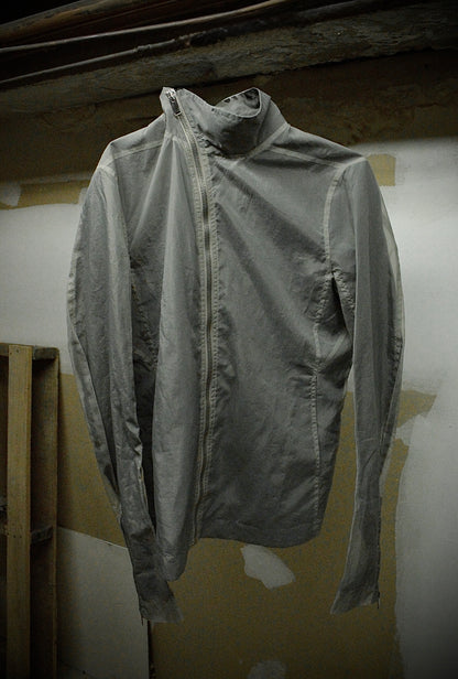 Rick Owens SS13 "ISLAND" PEARL Mollino Poly Zip-Up Jacket | Archive Fashion Toronto