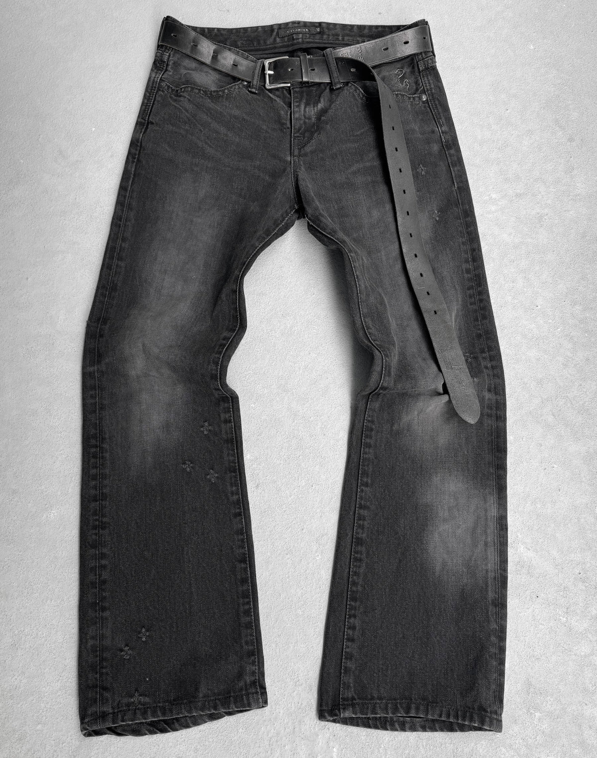 CIVARIZE Grey Bootcut Denim Early 00s | Visual Kei Jeans – DRIEW