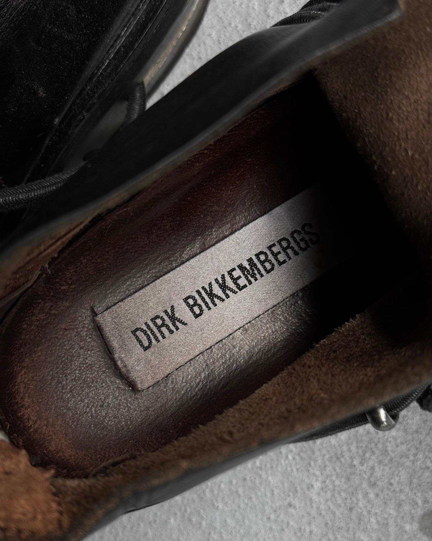 Dirk Bikkembergs AW96 Bungee Metal Heel Leather Derbies