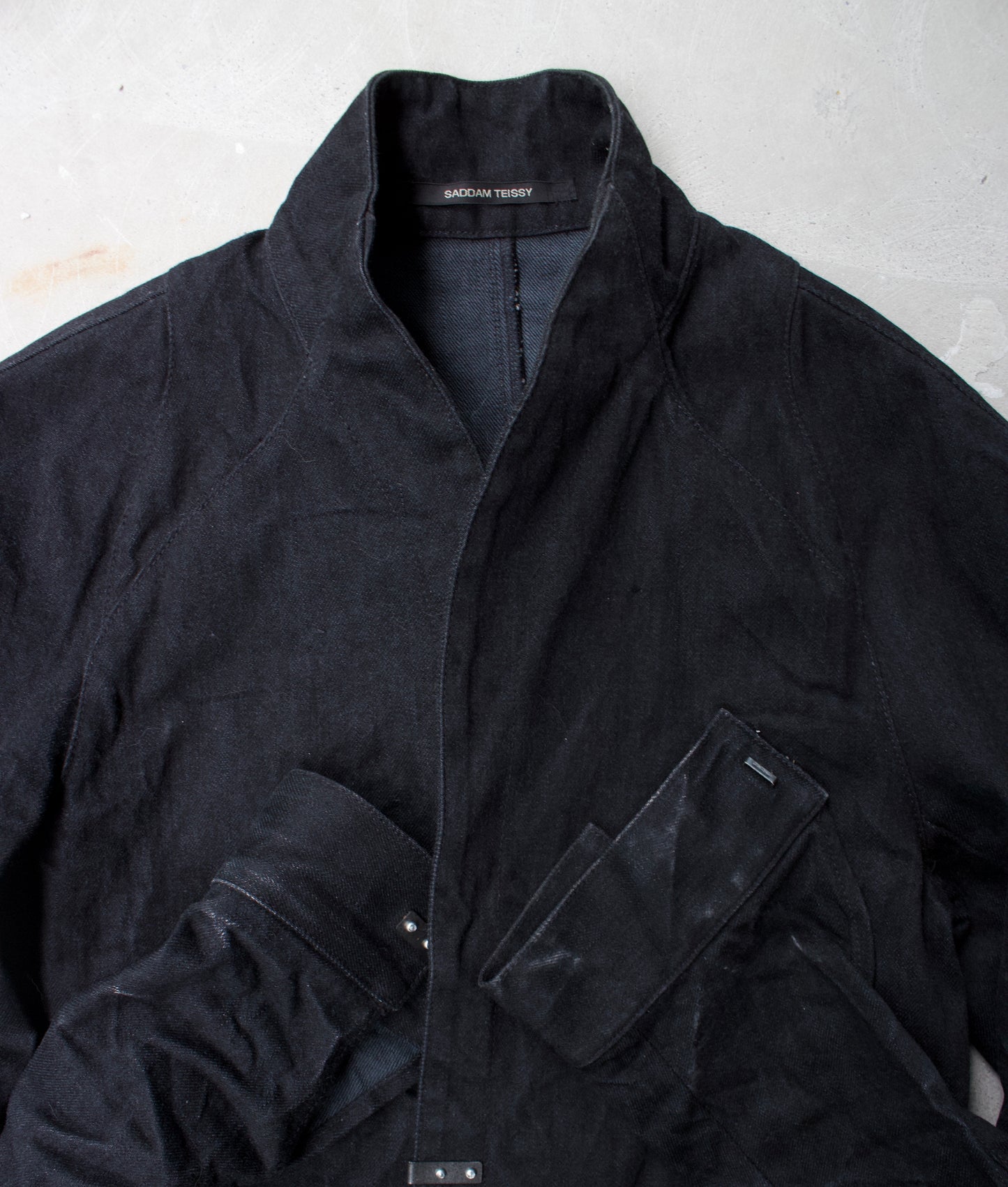 Saddam Teissy (D.HYGEN) Wrinkled Denim Jacket