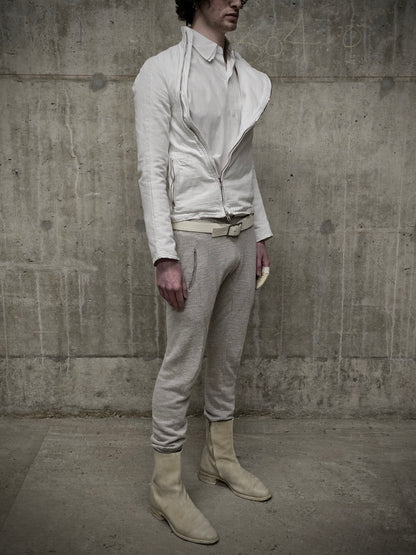 Carol Christian Poell AW05 "On Demand" Reverse Horse Leather Side Zip Boots detail | DRIEW GARMENTS