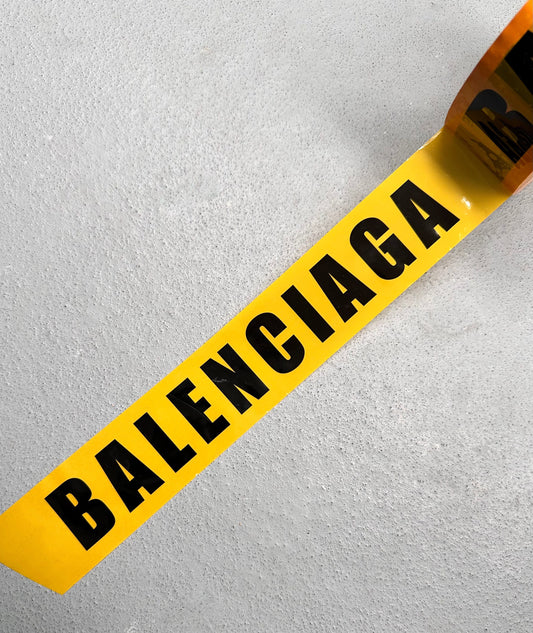 BALENCIAGA AW22 “360 Show” Yellow PVC Tape