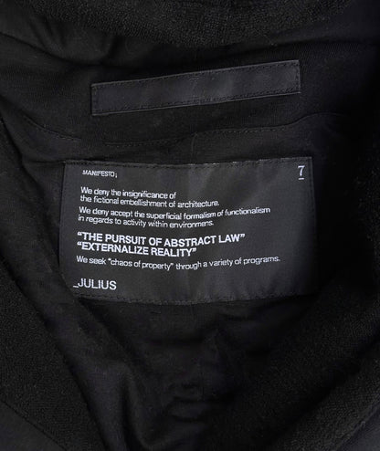 Julius_7 AW12-13 “resonance;” Asymmetrical Hooded Jacket