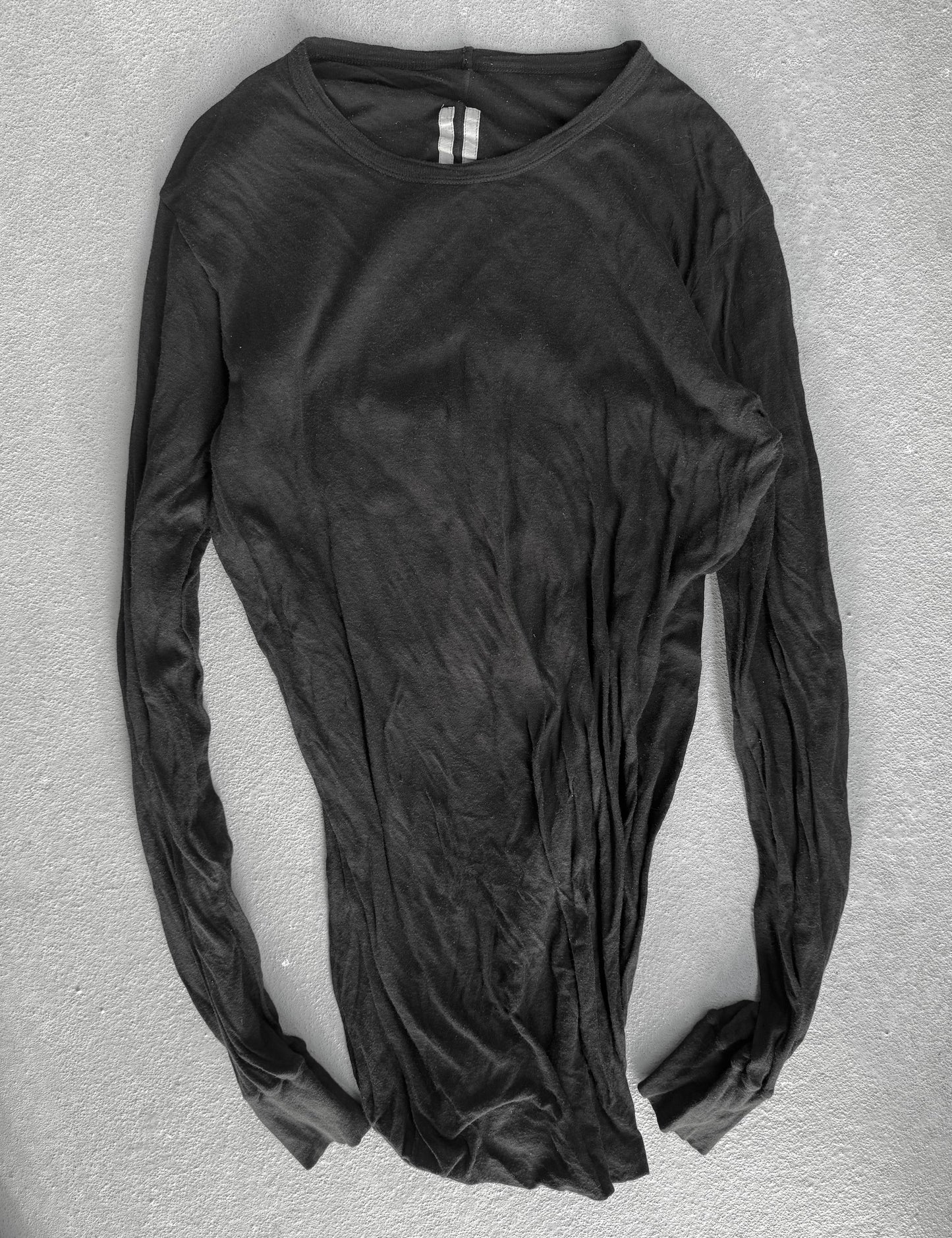 Rick Owens SS20 "TECUATL" Double Layered Long-sleeves | Archive Fashion Toronto