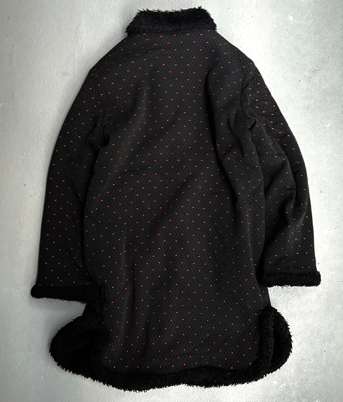 UNDERCOVER AW03 “Paper Doll” Polka Dot Teddy Coat