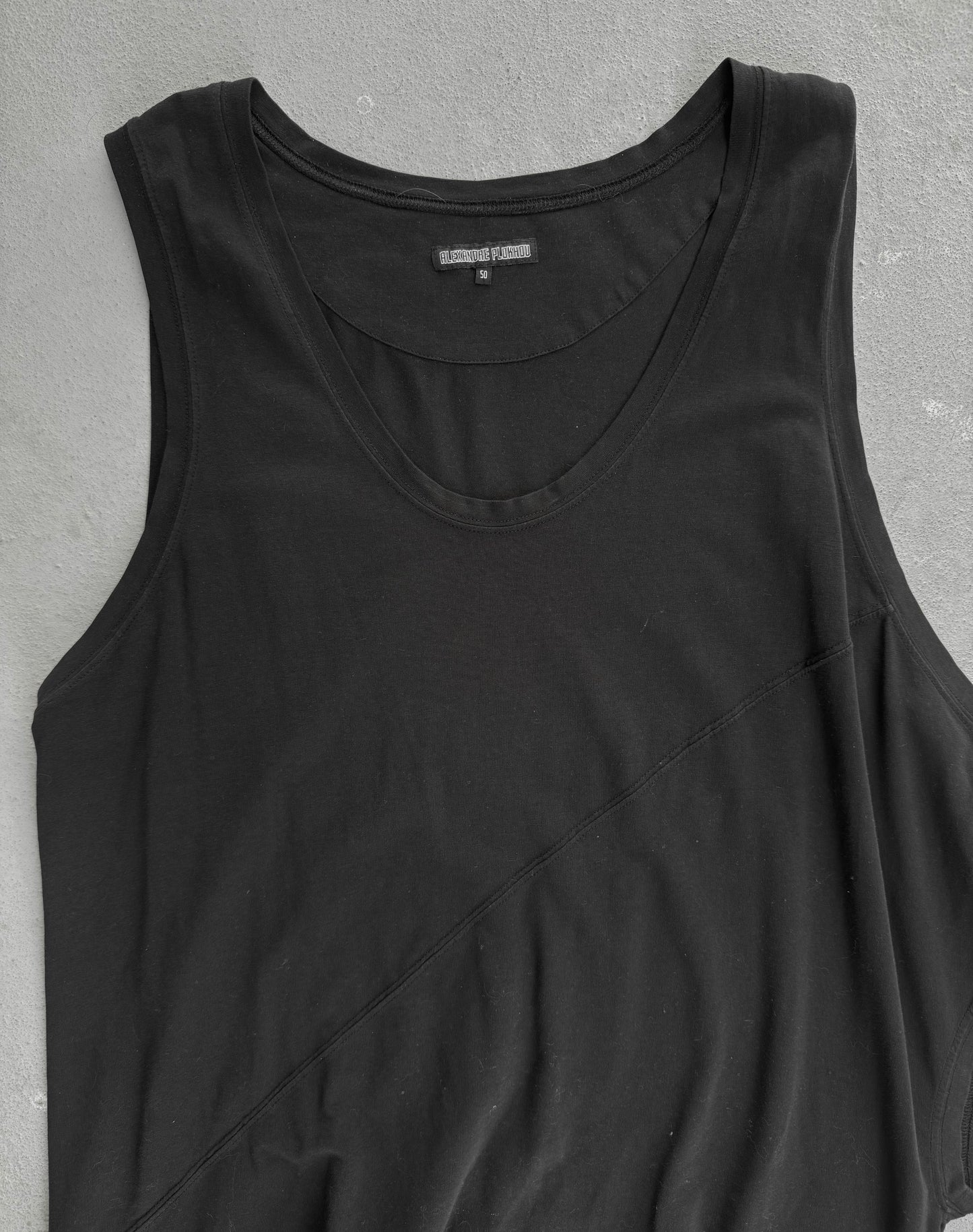 Alexandre Plokhov 2010s Diagonal Seam Long Tank Top