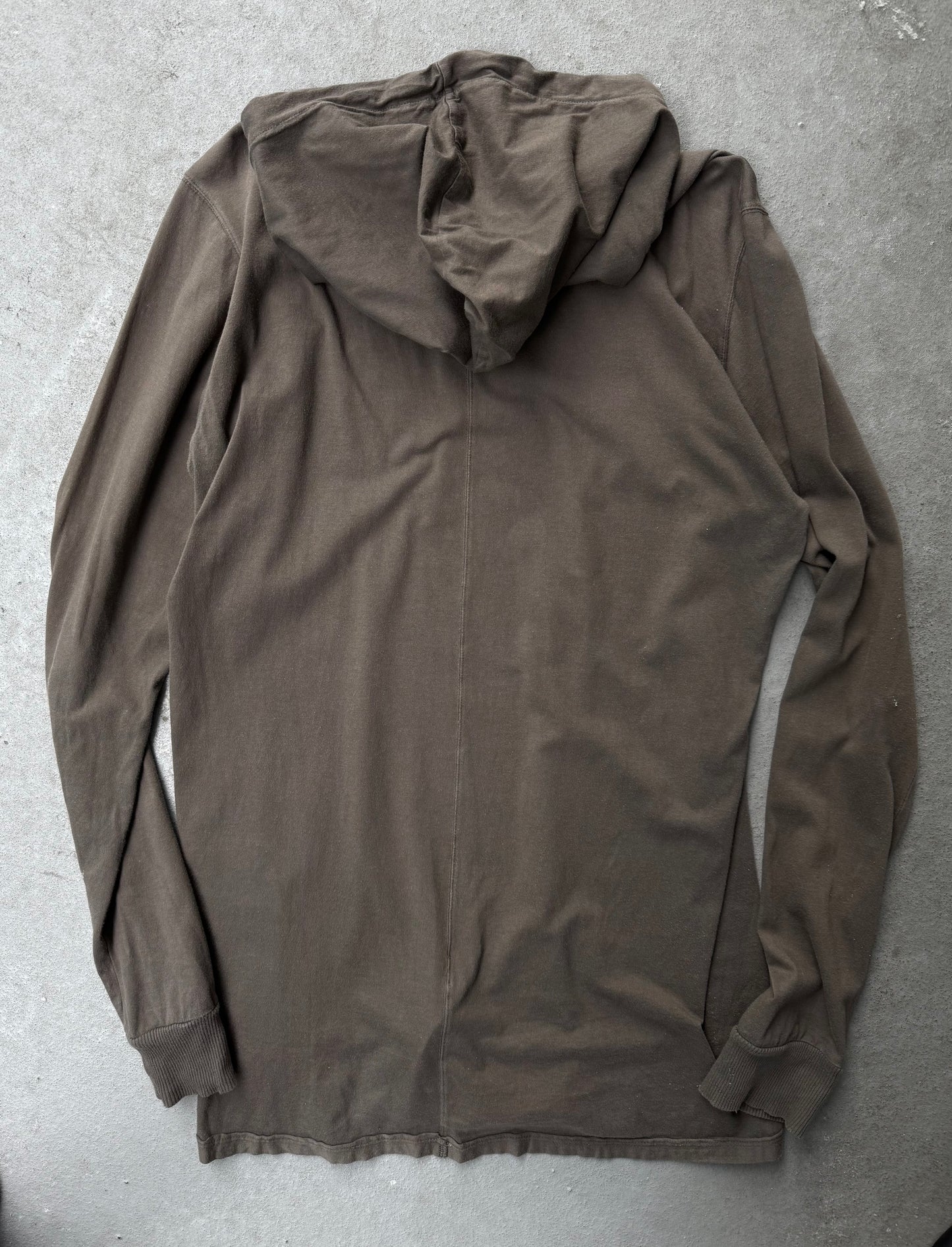 Rick Owens DRKSHDW SS13 "ISLAND" DRK DUST Hooded Long-sleeves detail | DRIEW GARMENTS