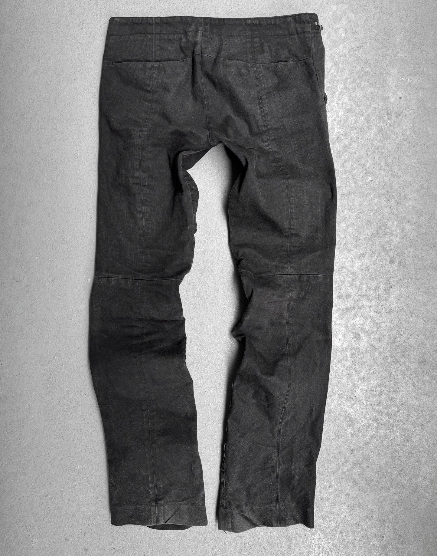 DIRAIN Early 00s Ruched J-cut Skinny Denim