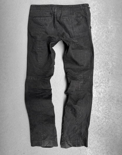 DIRAIN Early 00s Ruched J-cut Skinny Denim