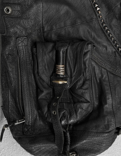 KMRii Early 00s Studded Leather Sling Bag