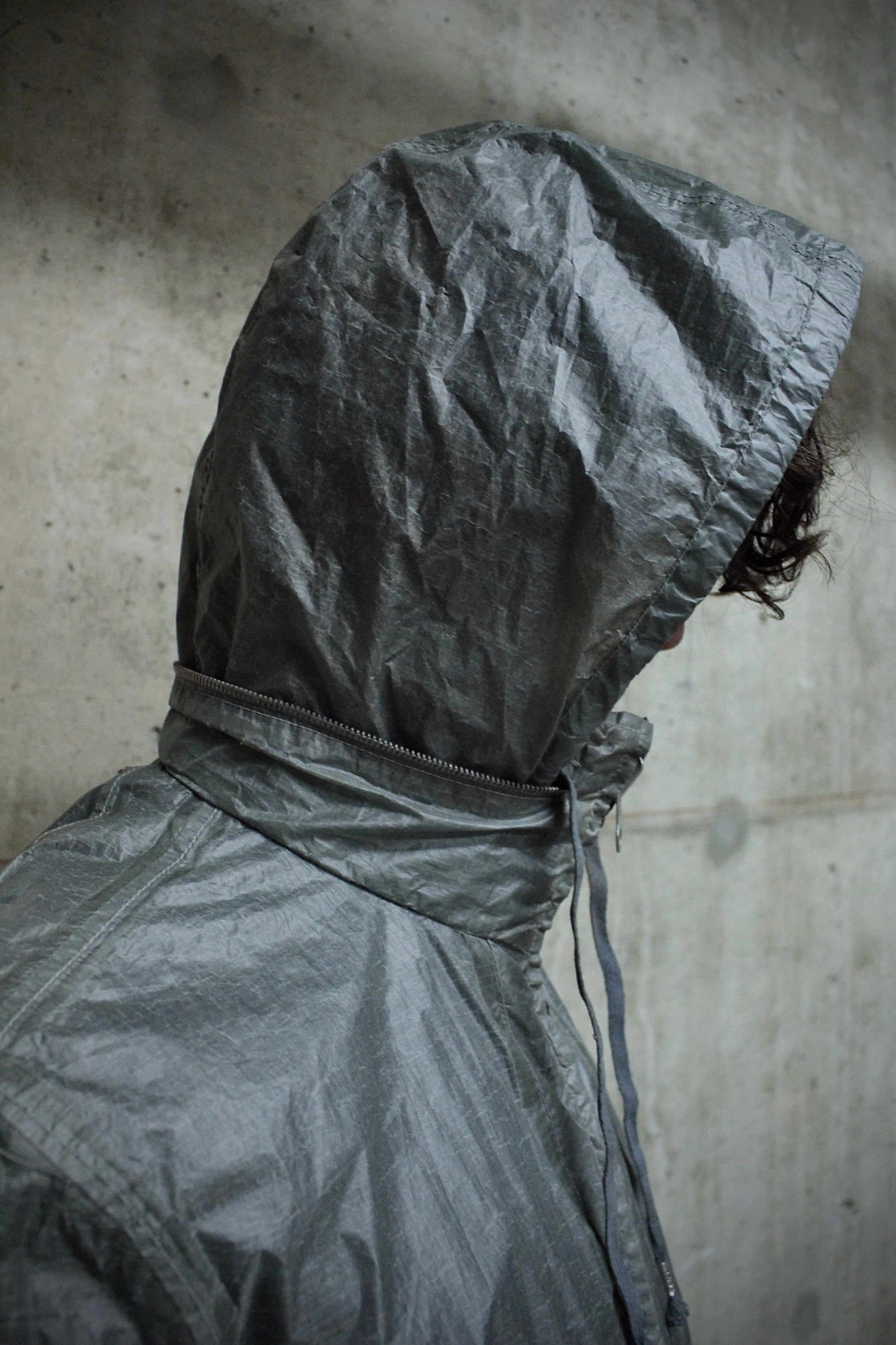 Carol Christian Poell 'LOM/2400 ROOLS-PTC/29' Reversible Object-dyed Kangaroo Leather Parachute Parka detail | DRIEW GARMENTS