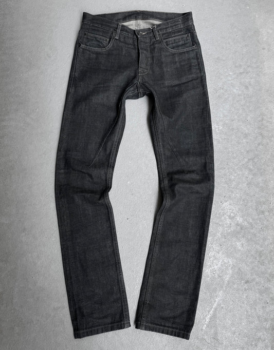 Rick Owens DRKSHDW AW13 “PLINTH” Raw Indigo ‘Detroit Cut’ Denim