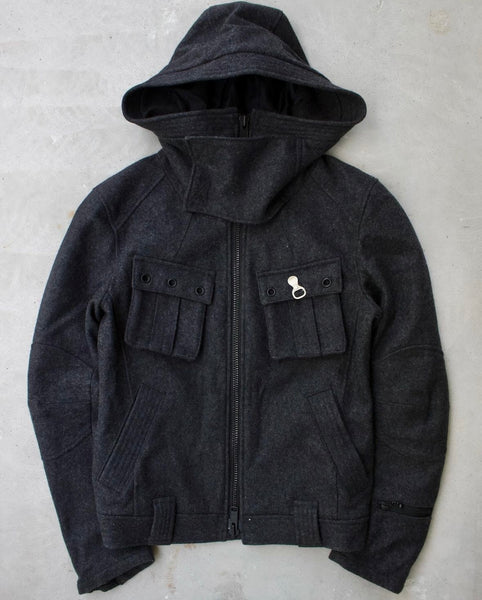 ジャケット・アウター 00s PPFM black wool military jacket Y2K ジャケット・アウター 00s PPFM black wool military jacket Y2K