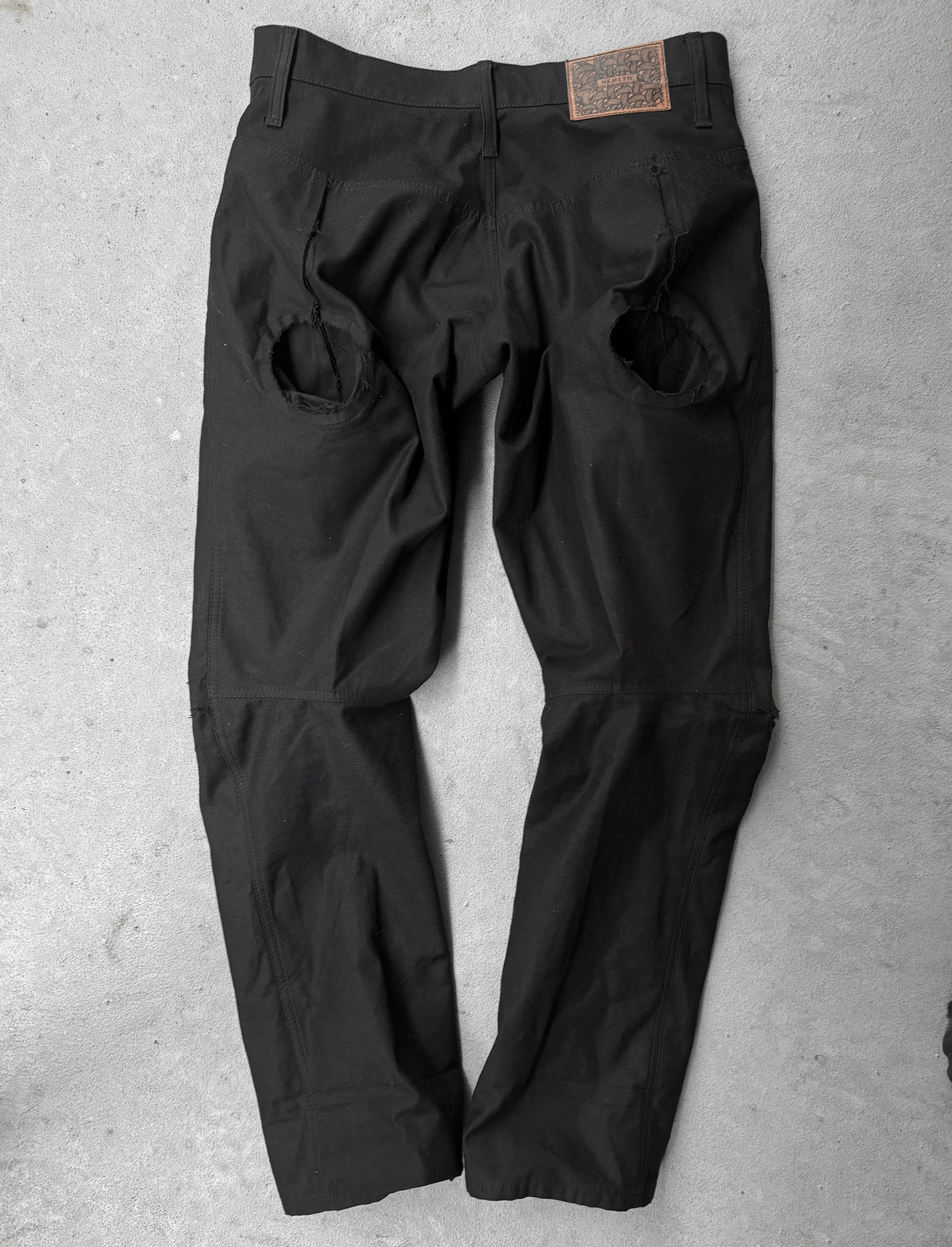 Christopher Nemeth 'NO. 820' 3D Structure Repaired Knee Denim – DRIEW