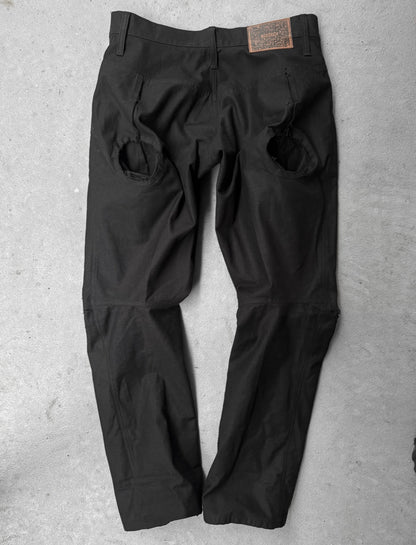 Christopher Nemeth 'NO. 820' 3D Structure Repaired Knee Denim