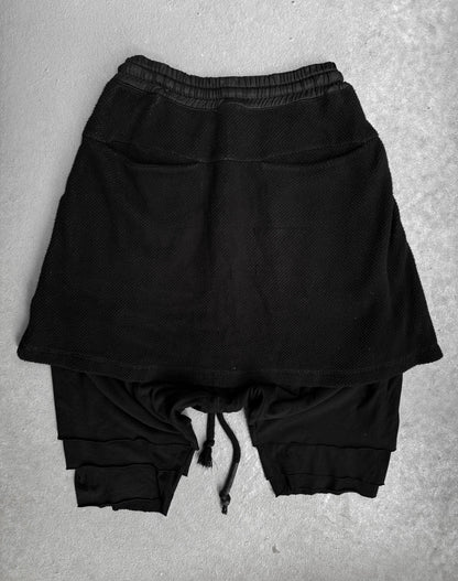 A.F ARTEFACT Multi-layered Thermal Knitted Shorts