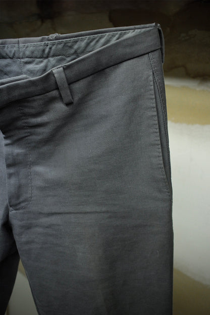 Carol Christian Poell AW01-02 “Public Freedom” ‘PM/1278 COTON’ Low Rise Breadstick Pants