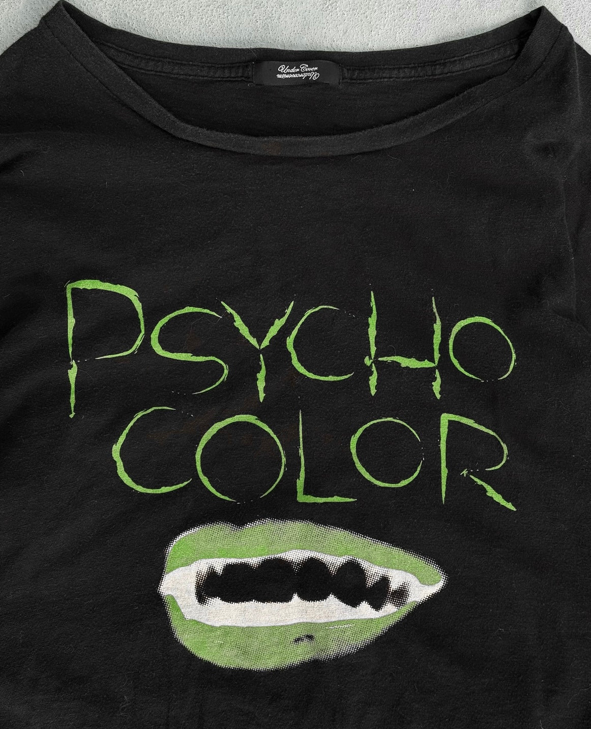 UNDERCOVER AW12 “Psychocolor” Fangs Graphic Raglan Shirt