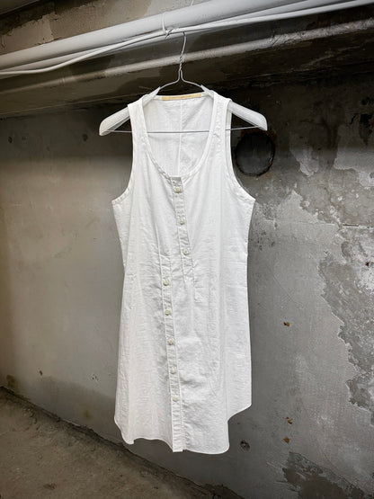 Carol Christian Poell 2010 FE-MALE 'CF/0911 FLAMMEN/1' Dead-end Striped Long Tank Top | Archive Fashion Toronto
