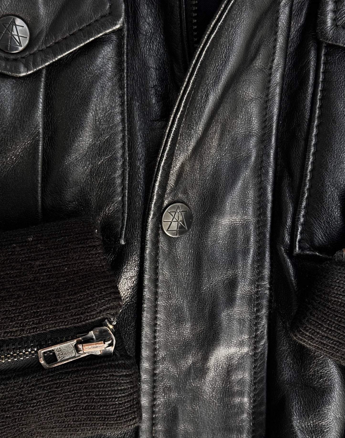 Surface To Air SS13 “Outsider” Multi-pockets Lambskin Leather Jacket