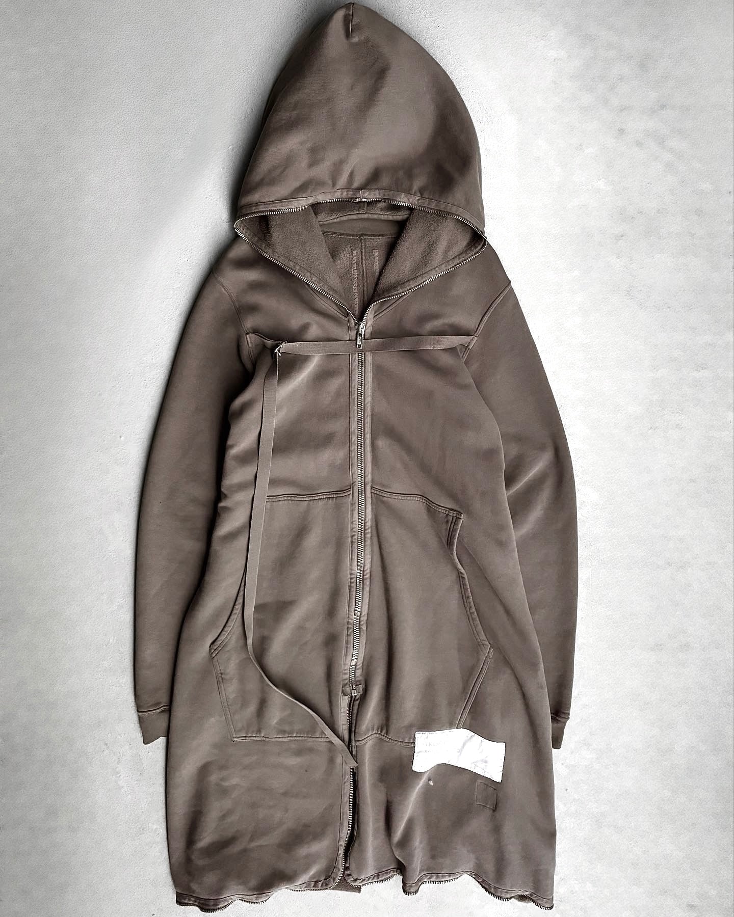 Rick Owens DRKSHDW AW08 “STAG” Gimp Hooded Long Coat – DRIEW
