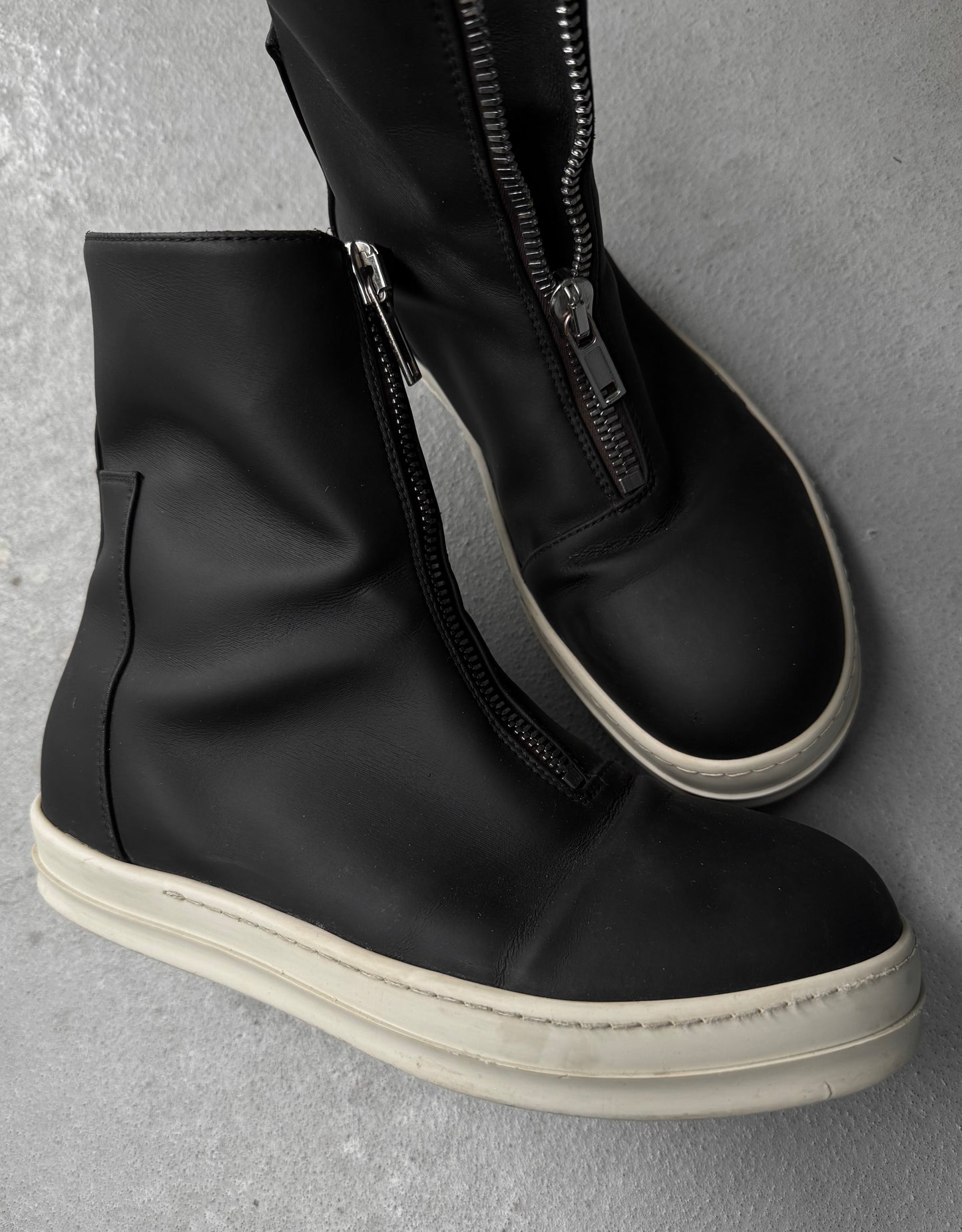 Rick Owens DRKSHDW AW20 “PERFORMA” Front Zip Sneaker Boots