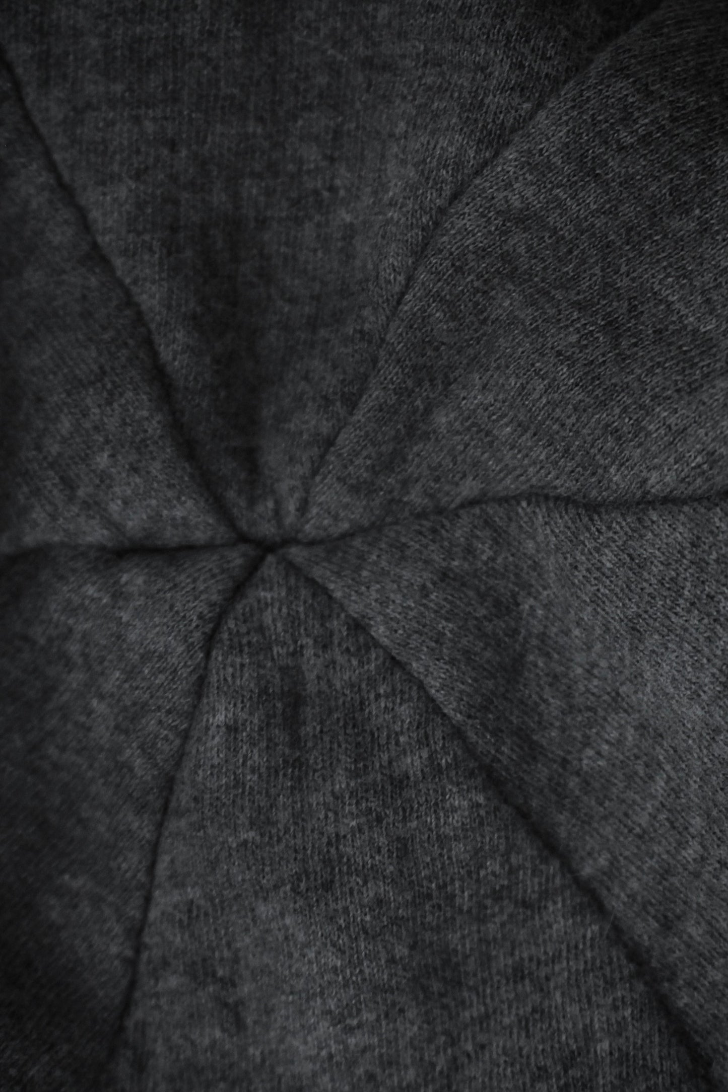 14thAddiction Early 00s Grey Layered Metal Piecing Beanie detail | DRIEW GARMENTS