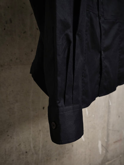 Yohji Yamamoto POUR HOMME AW12 Vertical Chest Pocket Button-Up Shirt