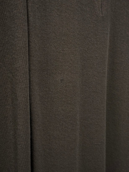Julius_7 AW25 "EUROPA;" Olive High Twist Rib Knit Cotton Long-sleeves