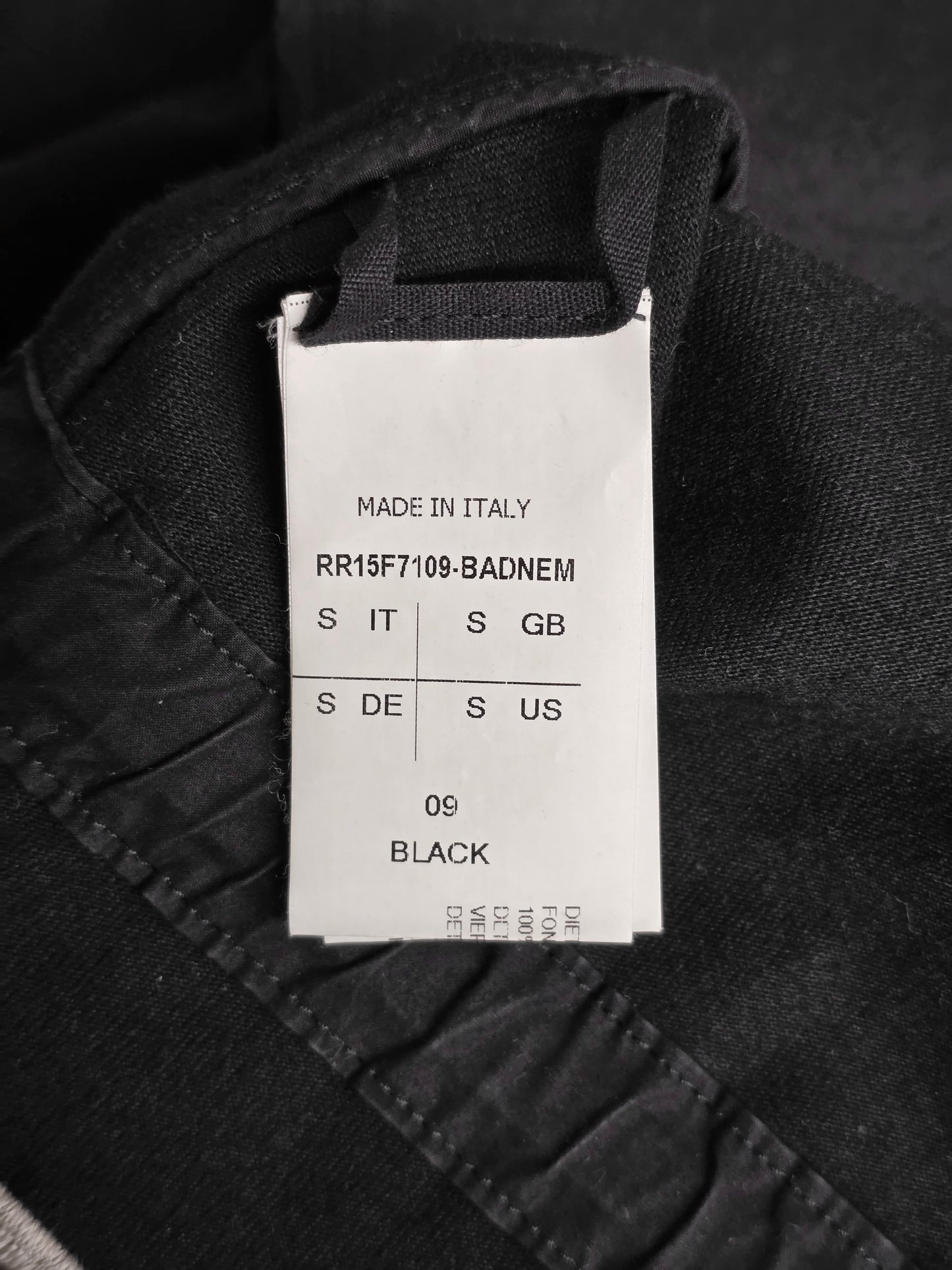 Rick Owens AW15 "SPHINX" Geopatch Mock Neck Tunic
