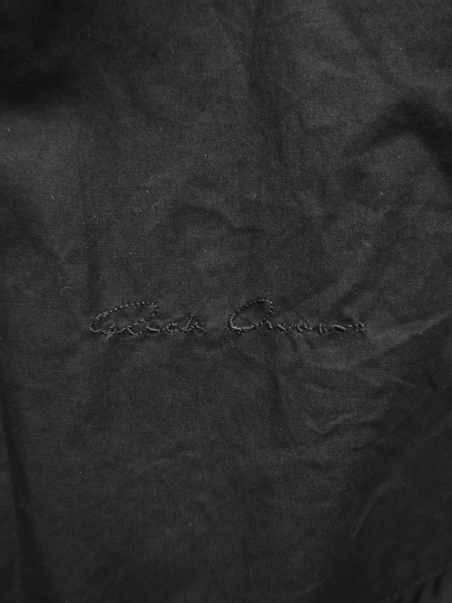Rick Owens AW13 "PLINTH" Down Filled MA-1 Bomber Jacket detail | DRIEW GARMENTS