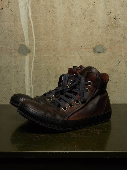 A DICIANNOVEVENTITRE (A1923) 'S2' Dark Brown Horse Leather Sneakers