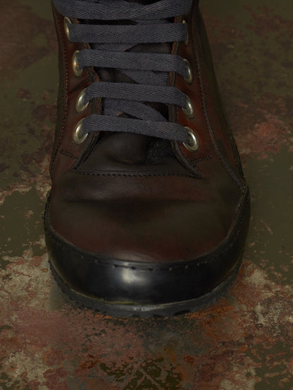 A DICIANNOVEVENTITRE (A1923) 'S2' Dark Brown Horse Leather Sneakers