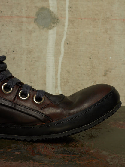 A DICIANNOVEVENTITRE (A1923) 'S2' Dark Brown Horse Leather Sneakers