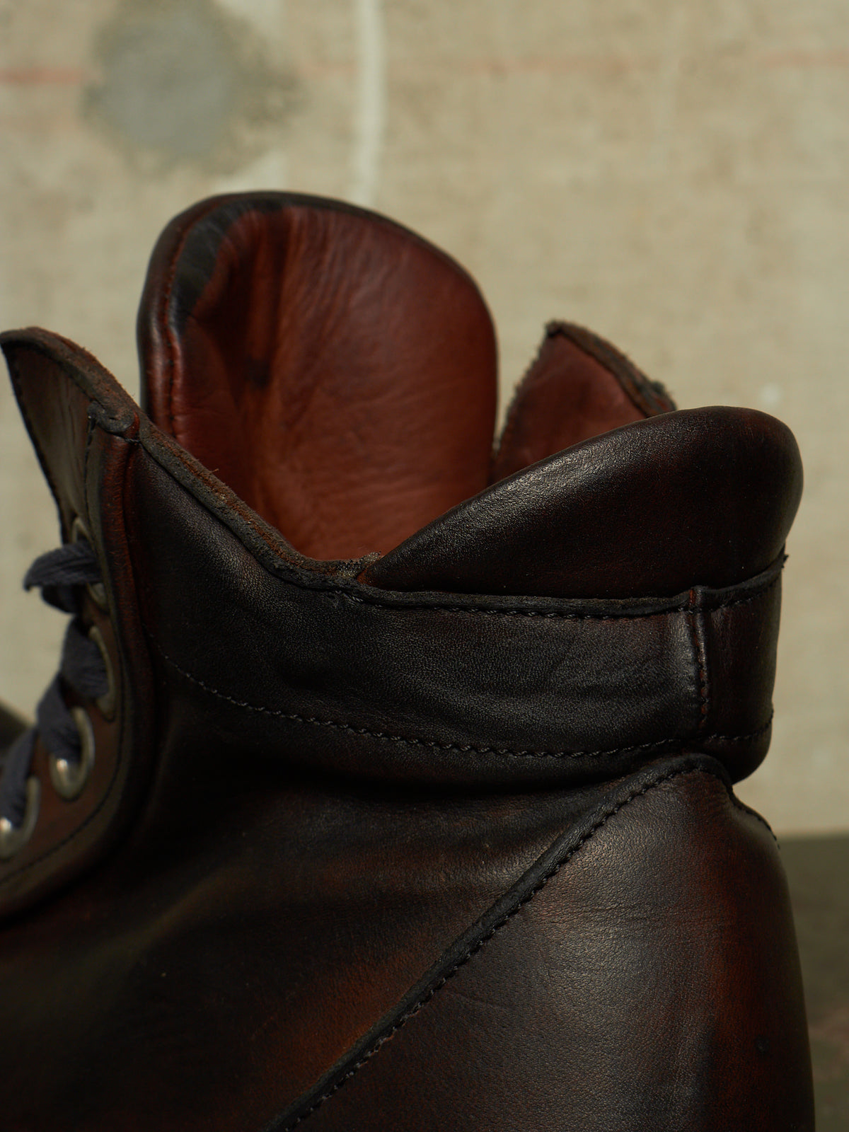 A DICIANNOVEVENTITRE (A1923) 'S2' Dark Brown Horse Leather Sneakers