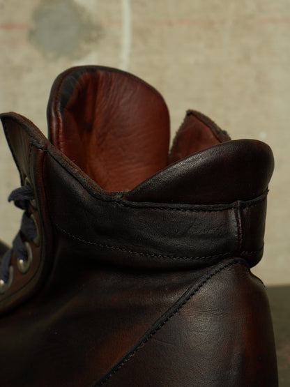 A DICIANNOVEVENTITRE (A1923) 'S2' Dark Brown Horse Leather Sneakers
