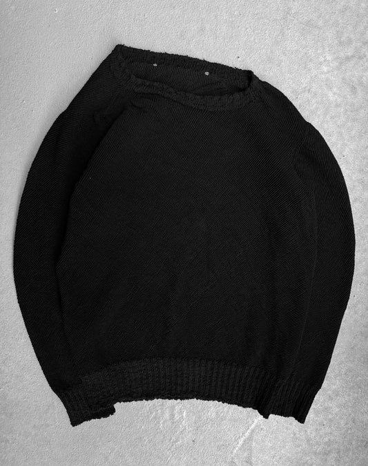 Carol Christian Poell ‘KM/2629-IN PENTASIR’ Seamless Round Neck Wool Knitted Sweater